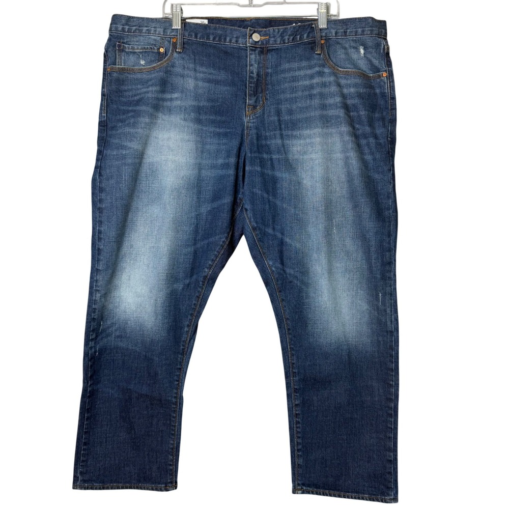 Gap 1969 Sexy Boyfriend Jeans Womens 35 Blue Distressed Ankle Relaxed Medium